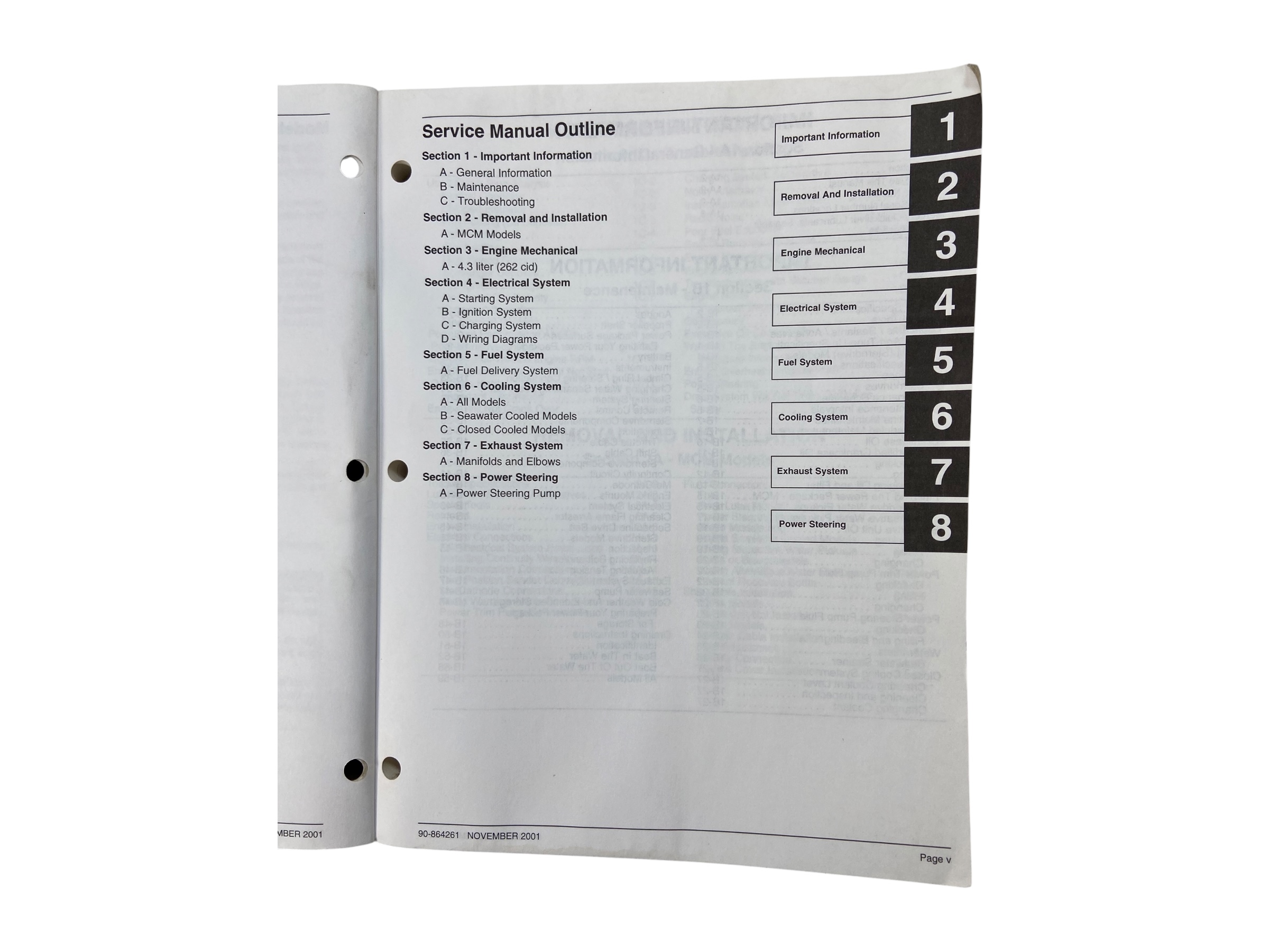 Mercury MerCruiser #32 Service Manual 4.3L MPI Gas Engines 90