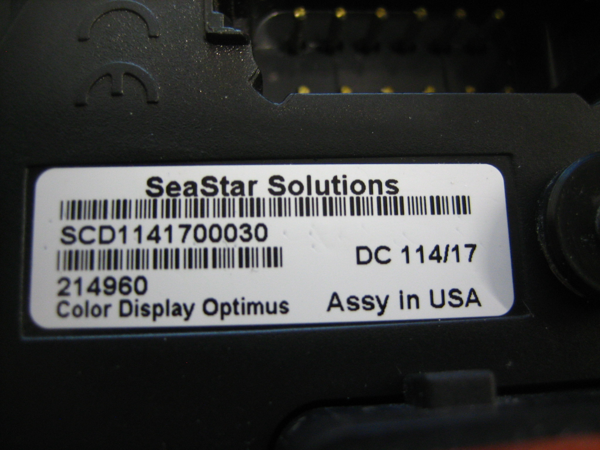 Seastar Dometic Optimus EPS Color Display - 214960 - Great