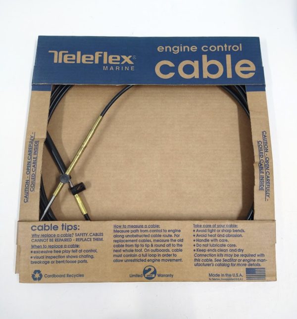 Teleflex Marine CC17922, 600A Engine Control Cable Assy 22ft - Max ...