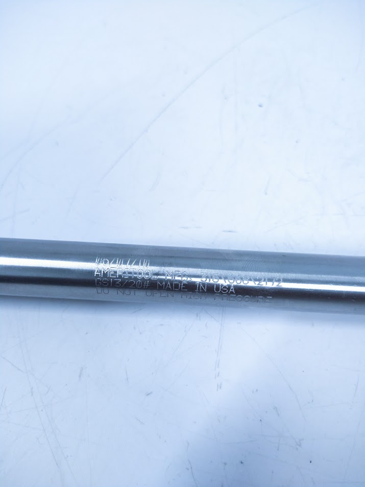 Ameritool GS13/20, Stainless Steel Gas Spring 15'' Max Marine Outlet