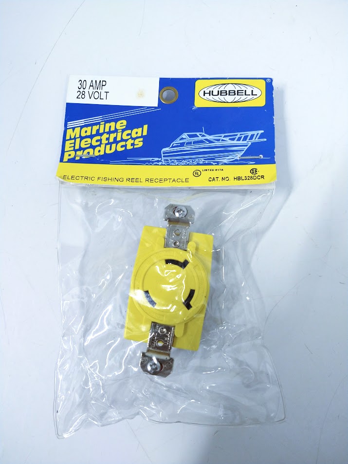 electric fishing reel outlet Hard Wiring Kit for Reels Kristal 32 Amp Male Connector 12/24V PR/M for Kristal Electric R from Kristal Reels Fishing Battery Power Cable Cord