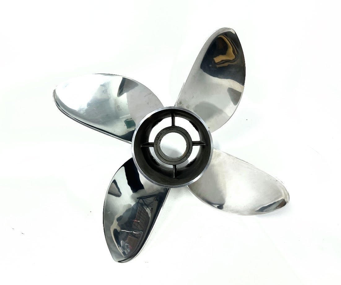 Evinrude Johnson, 4 x 15 x 22 RH, Stainless Steel Propeller, 177324 RX4 ...