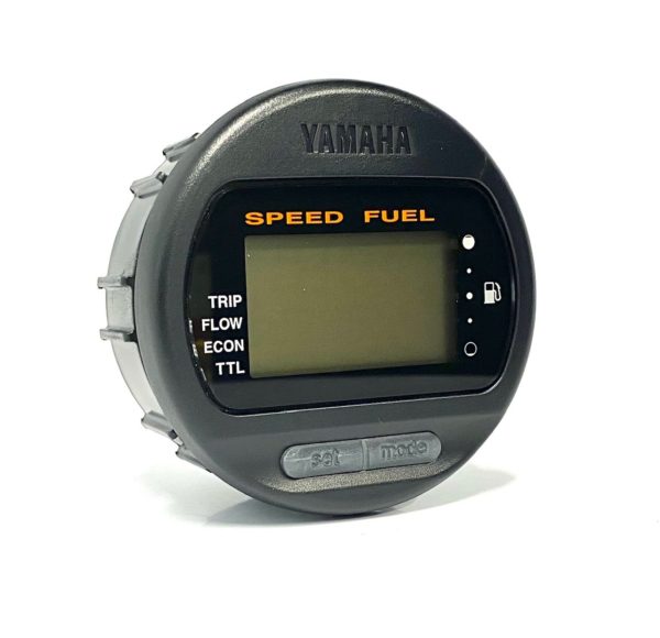 その他 Vello MPH-100 NEW- Yamaha Marine 6Y8-83500-11-BK Speed Fuel Gauge, Round