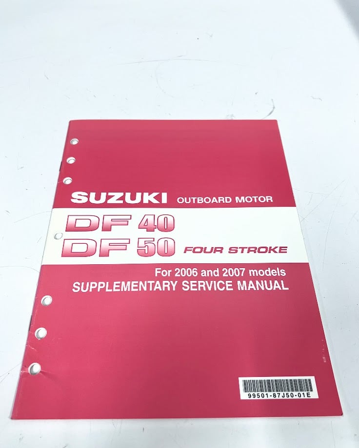 Suzuki 99501-87J50-01E, Service Manual, DF 40 & DF 50 Four Stroke