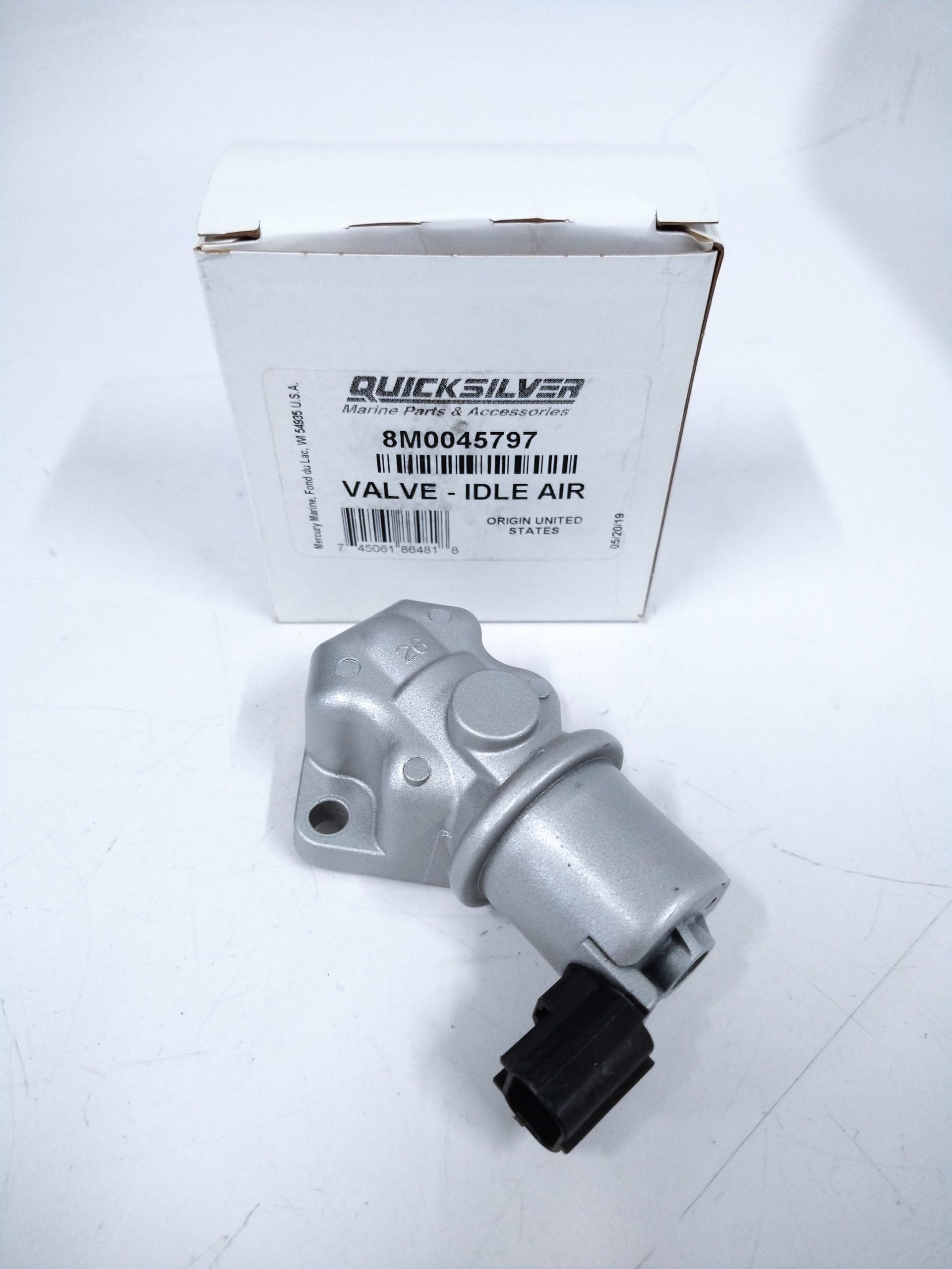 NEW- Mercury Quicksilver 8M0045797 , Idle Air Valve , OEM - Max  