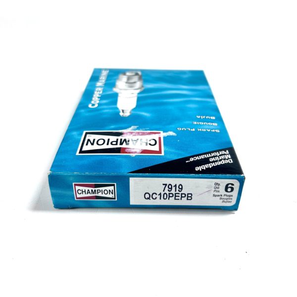 NEW Champion 7919 QC10PEPB Copper Marine Spark Plug 6 Pack NEW Champion 7919 QC10PEPB Copper Marine Spark Plug 6 Pack