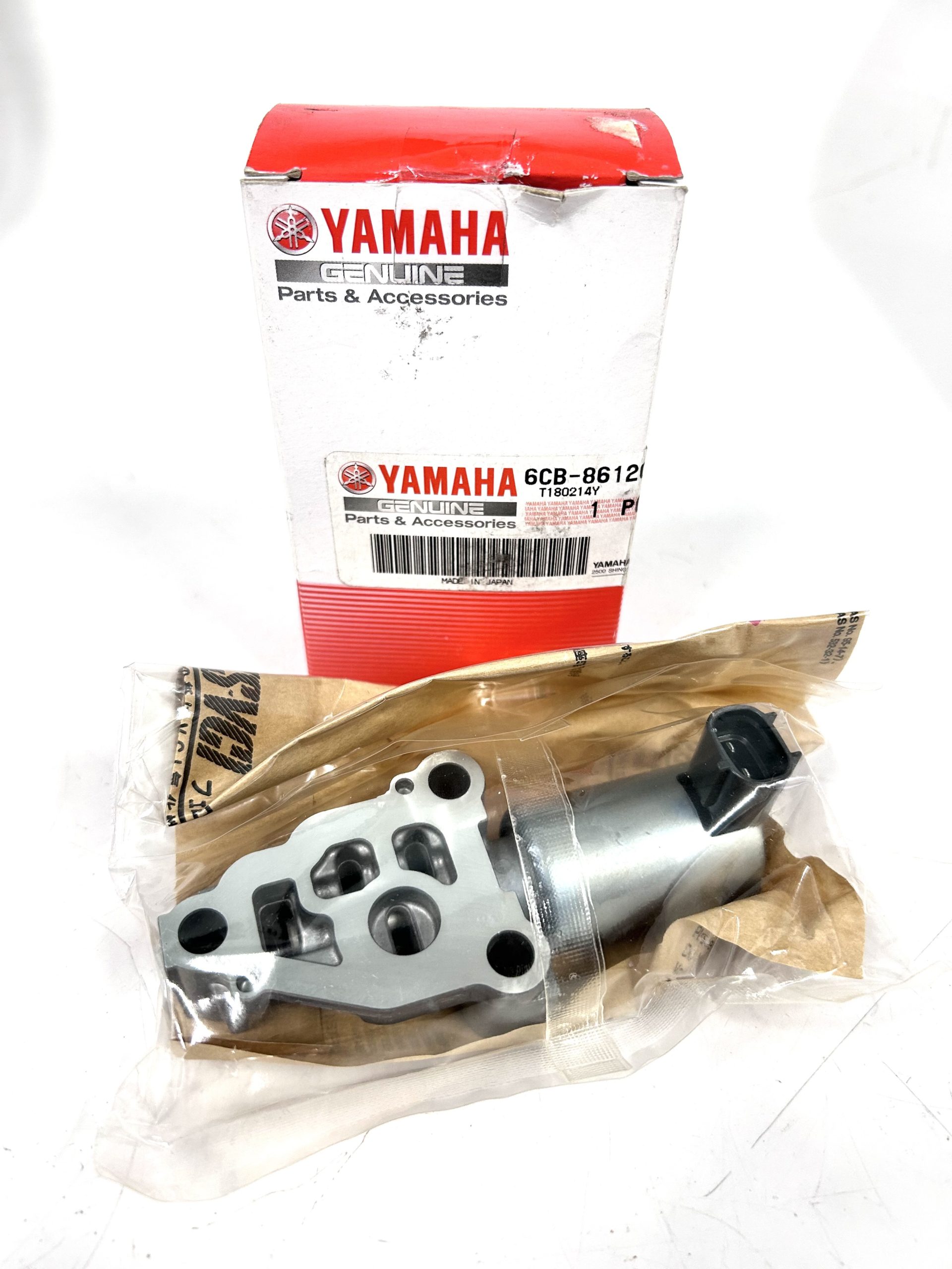 -NEW- Yamaha 6CB-86120-00 , Solenoid Valve Assy , OEM - Max Marine Outlet