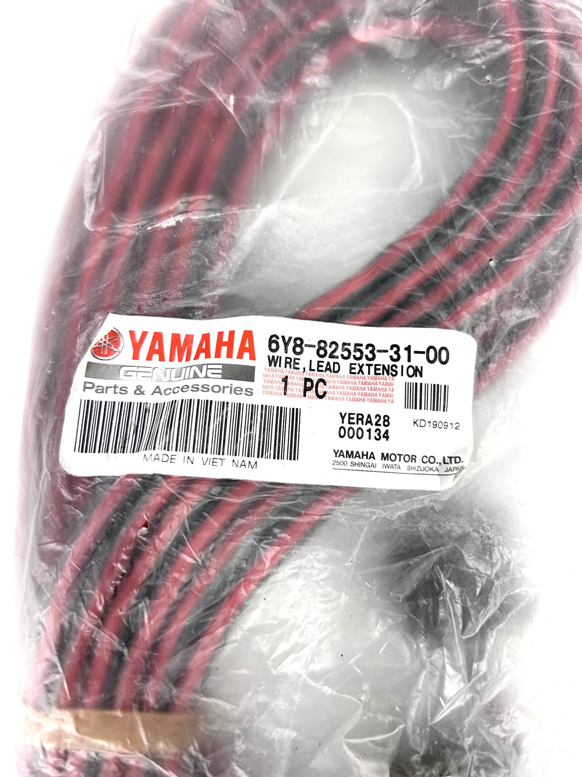 Yamaha 6Y8-82553-31-00 , Marine Lead Wire Extension 25ft , OEM - Max ...