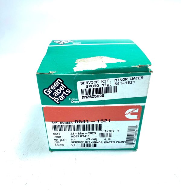 StayCoolPumps SCP-5411521 Impeller Kit Replaces Onan 541-1521