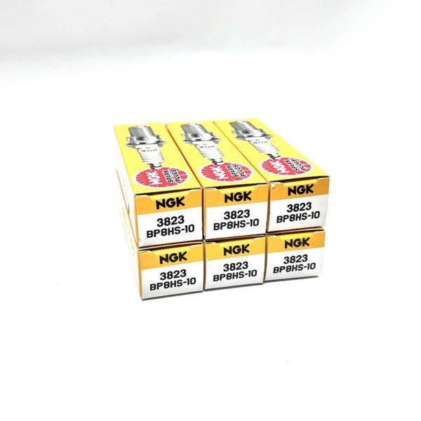 3832 -NEW- NGK BP8HS-10 3832, Spark Plug - 6 Pack - Max Marine Outlet
