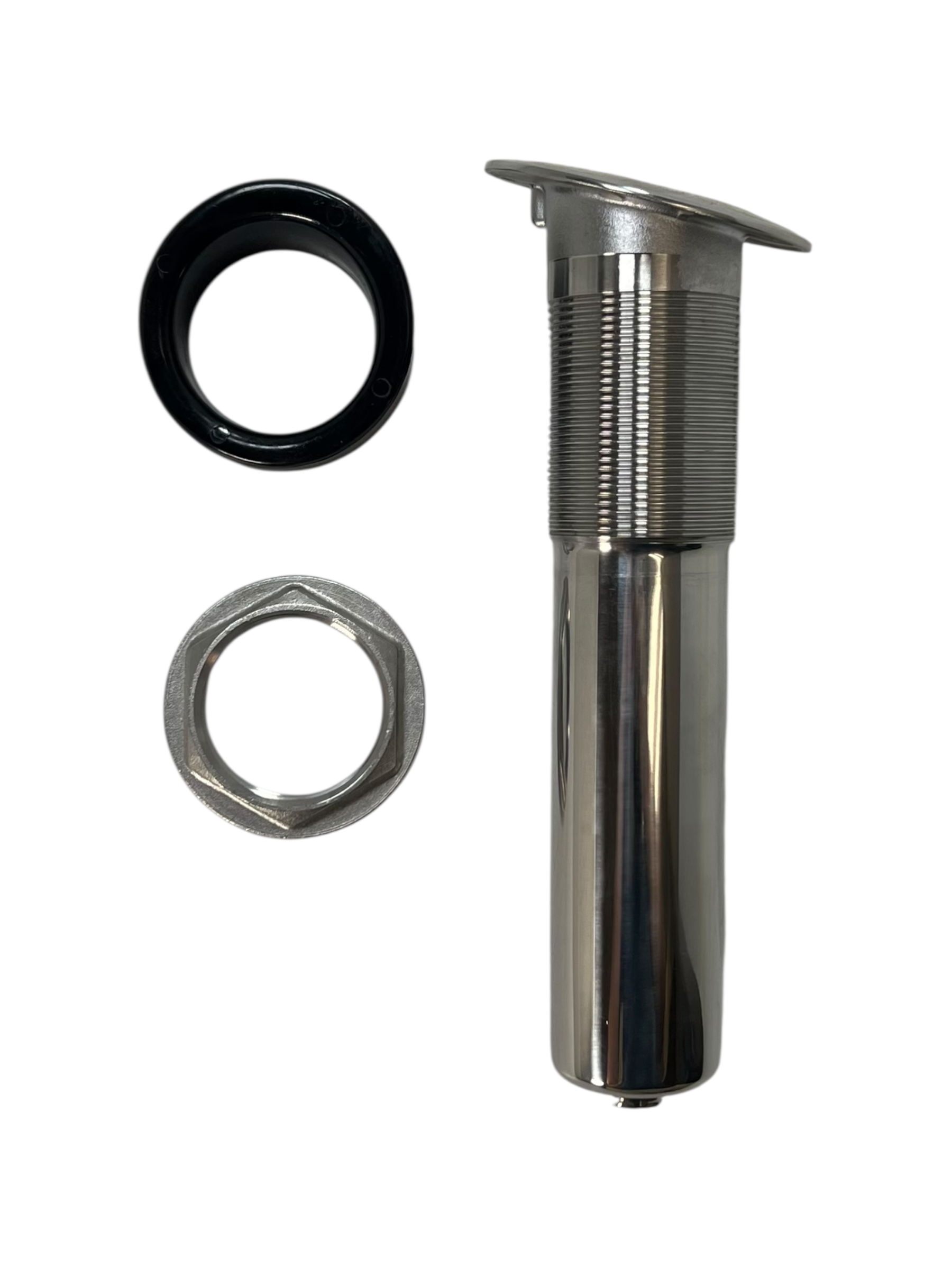 Gemlux 105526, Bluewater 15 Degree Rod Holder, Screwless Stainless