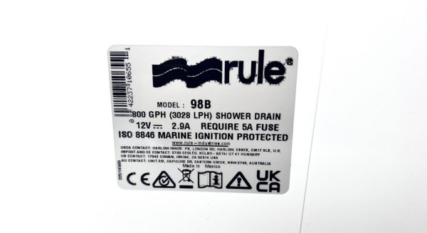 new-rule-98b-shower-drain-box-multi-shower-sump-800-gph-pump-12v-oem-brandon-y-20241002-084953-482667