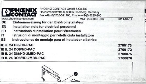 new-phoenix-contact-ib-il-24-di8-hd-pac-digital-module-2700173-oem-brandon-y-20241114-090701-823428