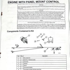 mercury-smartcraft-84-893377k04-command-module-kit-panel-mount-new-oem-brandon-y-20241220-104417-820883