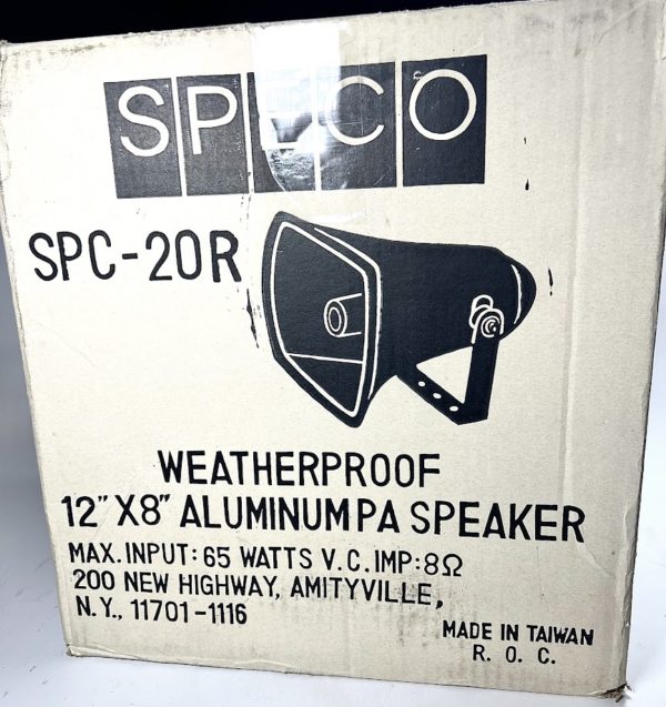 new-speco-spc-20r-trumpet-speaker-all-weather-12in-x-8in-aluminum-oem-brandon-y-20241204-104045-903426