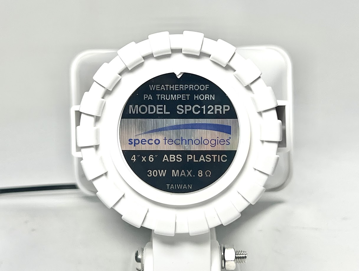 new-speco-technologies-spc12rp-pa-trumpet-horn-4in-x-6in-weatherproof-oem-brandon-y-20241205-112022-624026