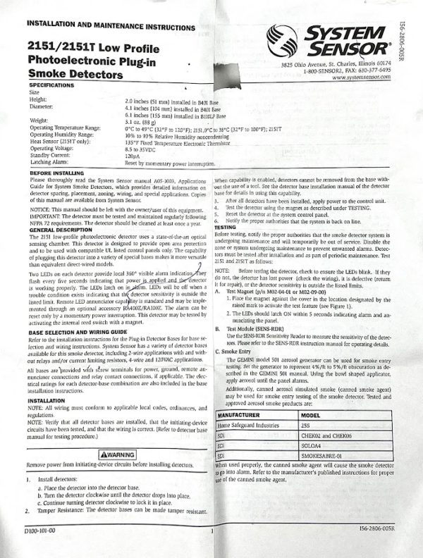 new-system-sensor-2151-photoelectric-smoke-detector-white-oem-brandon-y-20241209-112716-435615