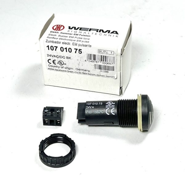 new-werma-107-010-75-electronic-buzzer-em-pulse-tone-24v-oem-brandon-y-20241209-135901-884572