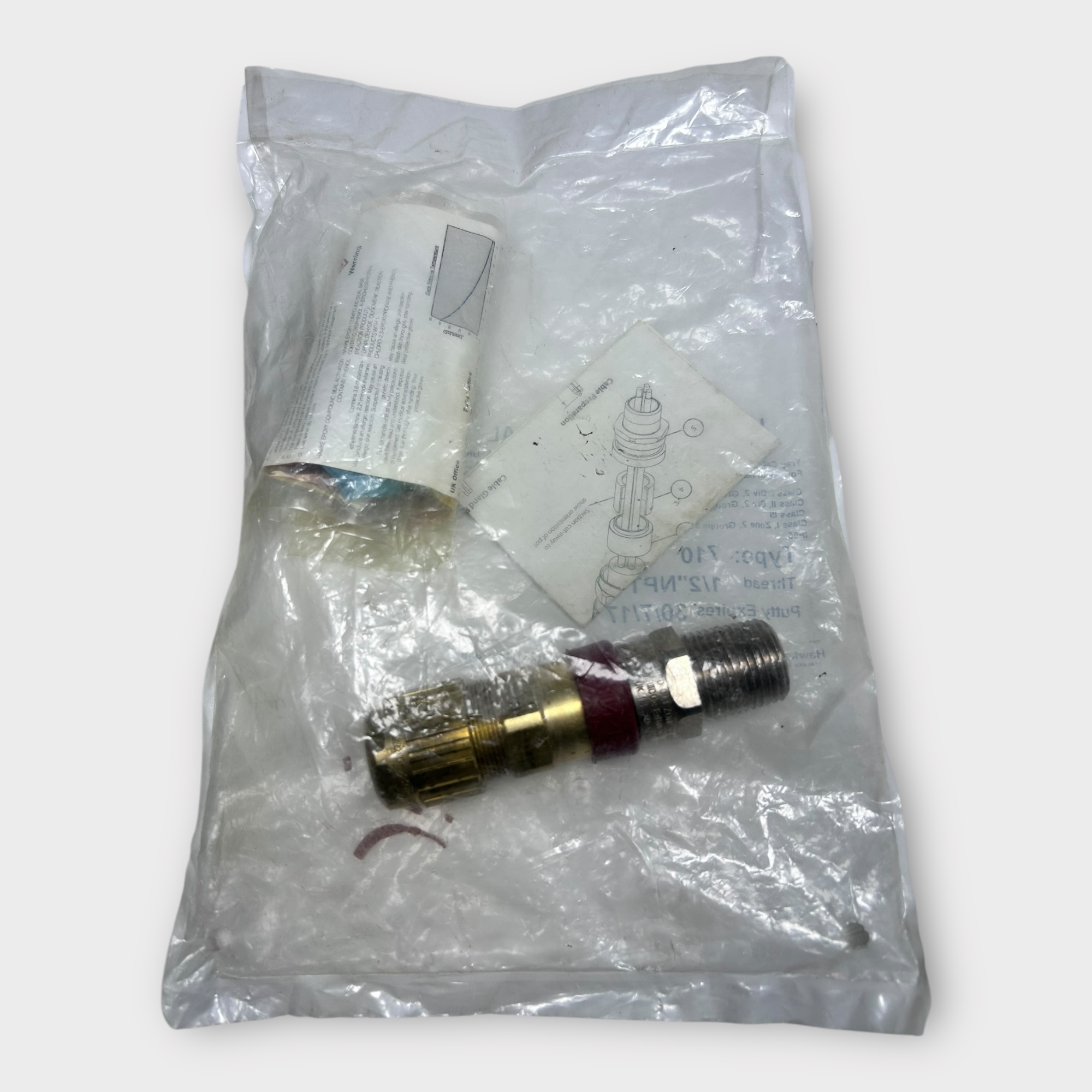 Hawke International Type 710, 1/2'' NPT Cable Gland Connector - Max ...