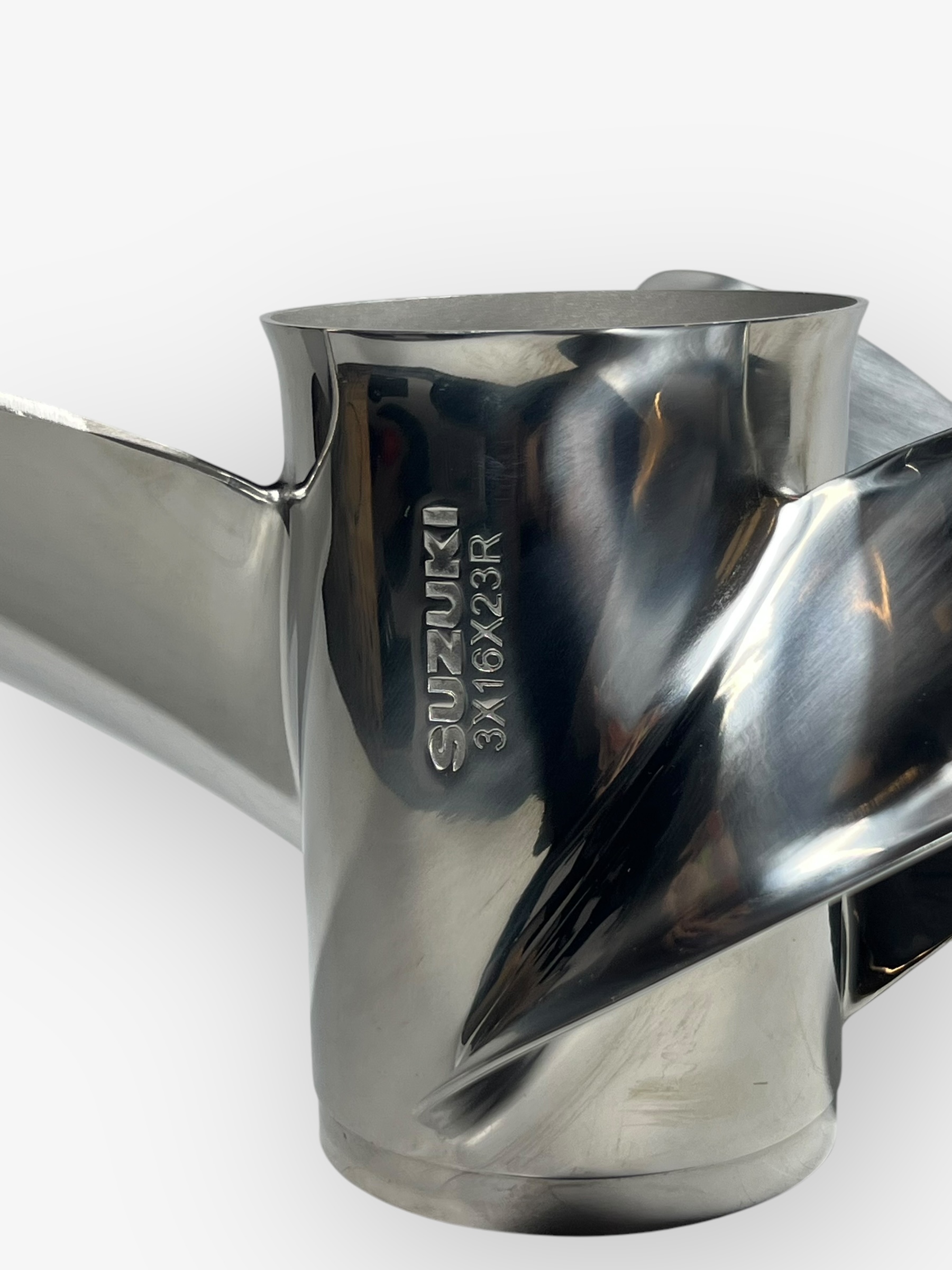 Suzuki Watergrip 3 x 16 x 23R RH, Stainless Steel Propeller - Max