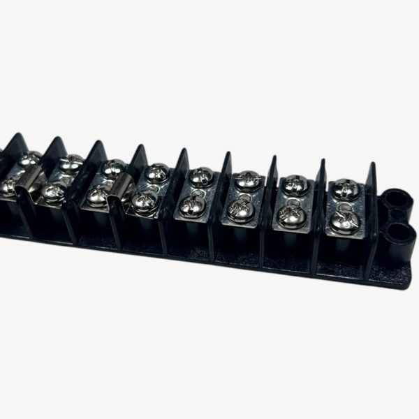 Newark Panel Mount Terminal Block, 2 Row, 20 Position , 20 Amp - 2 Pack ...