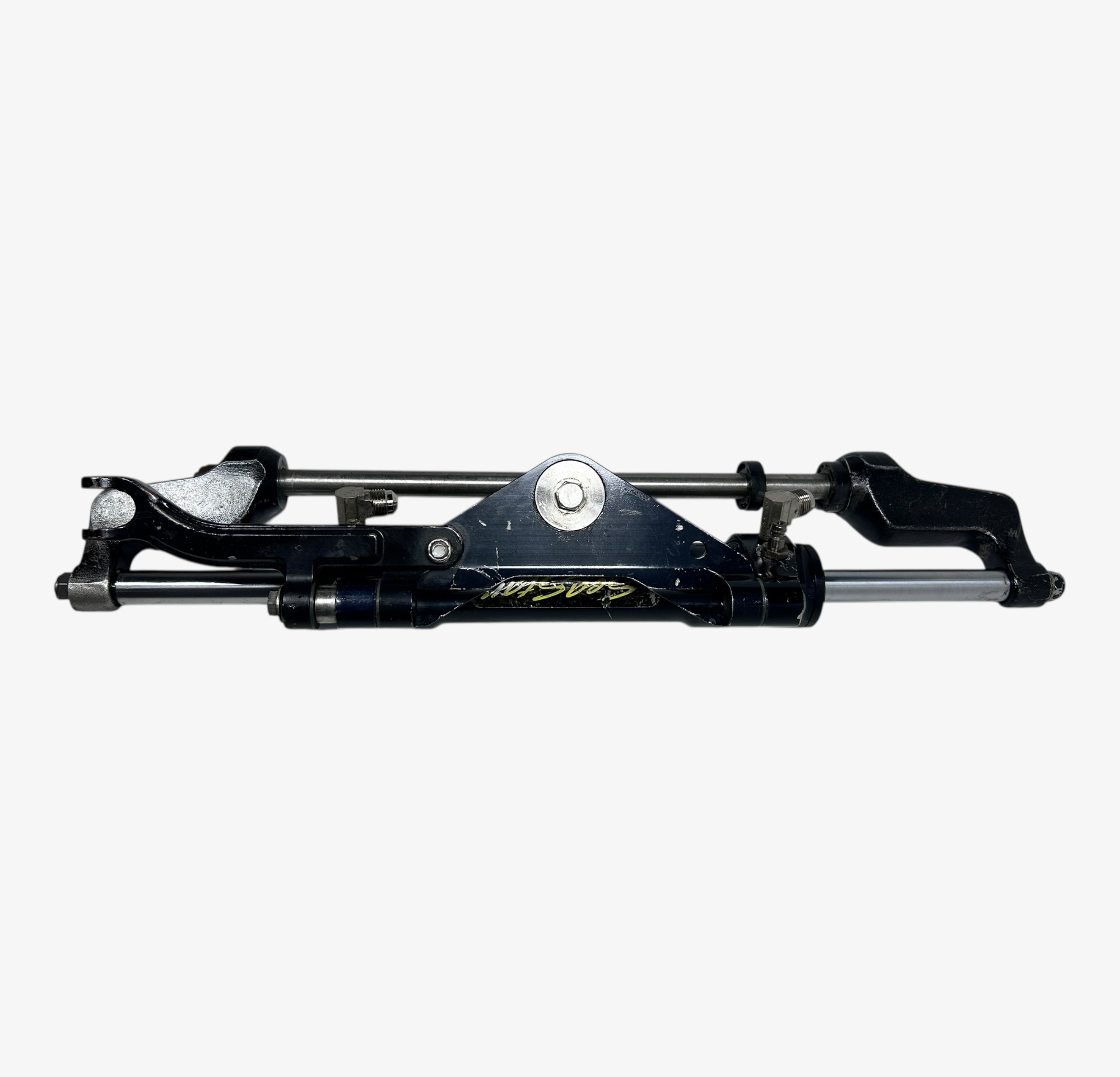 thumbnail interactive-video image 1 of HC5345-3 Hydraulic Steering Cylinder – For Marine Outboard Engines Up To 300HP – Replaces Teleflex 1 of 2