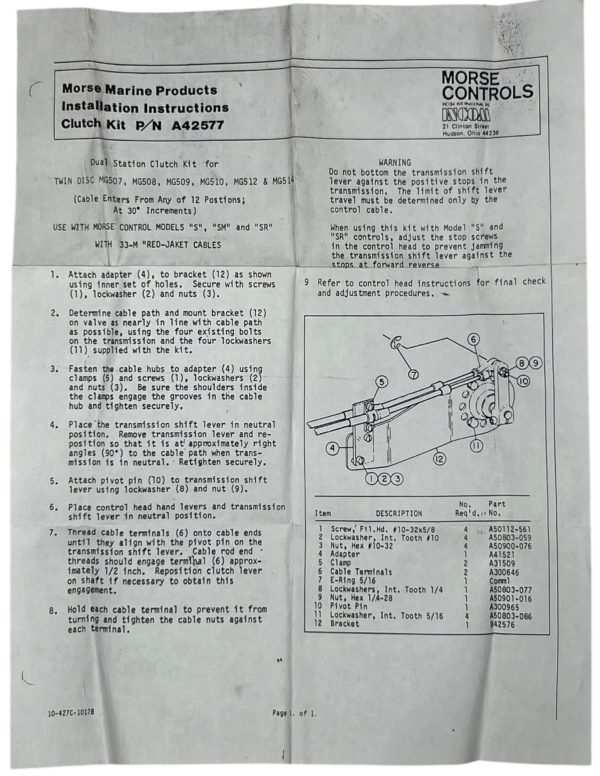teleflex-morse-controls-042577-twin-disk-connection-kit-new-oem-brandon-y-20250606-160332-749415