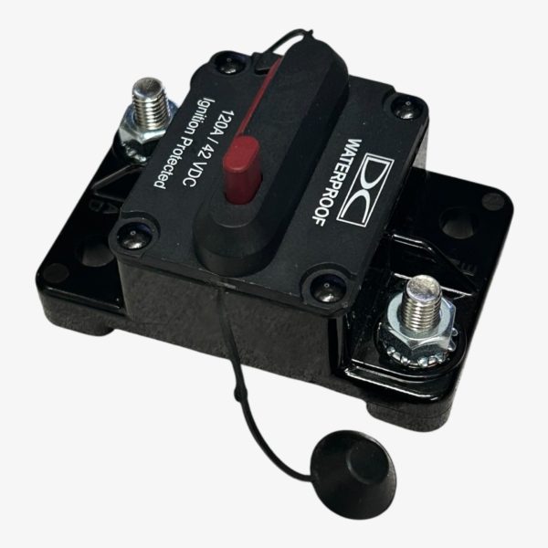 DC Water Proof, Ignition Protected 120A / 42 VDC Circuit Breaker - Max ...