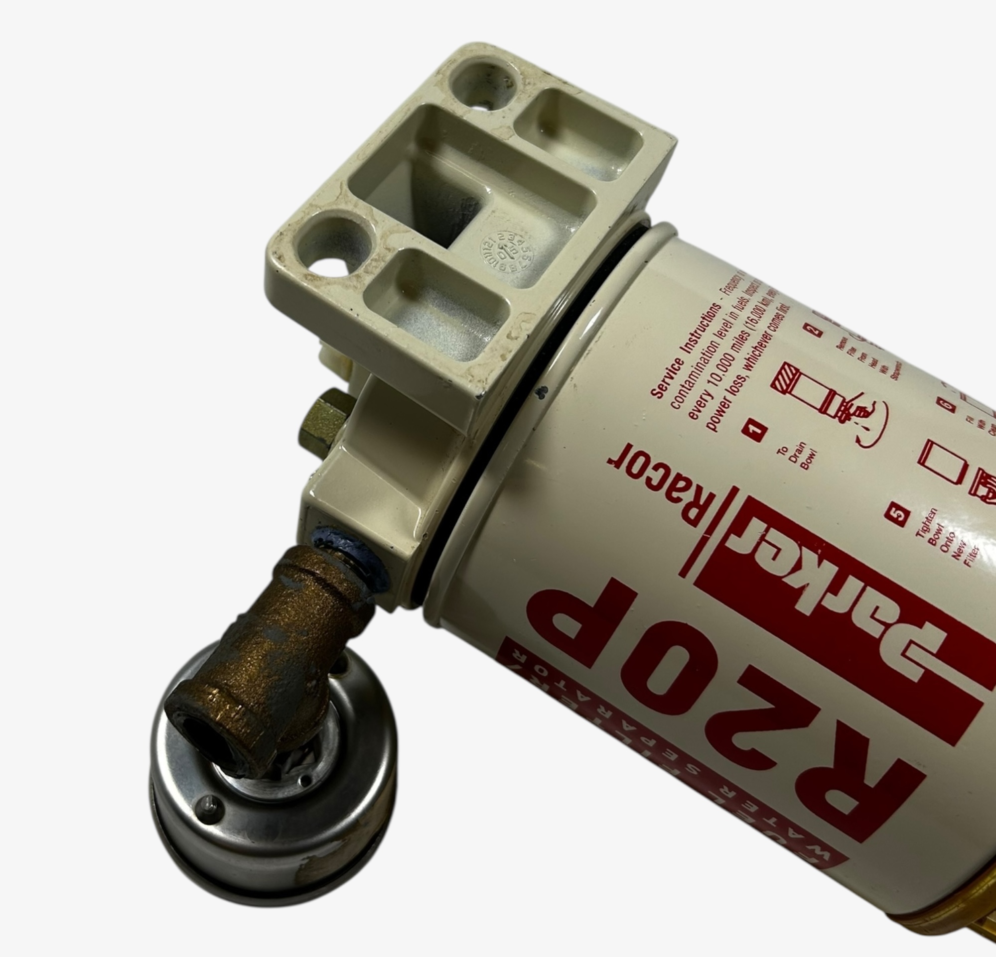 Parker Racor R20P, Fuel Filter-Water Separator Filter Assembly - Max ...
