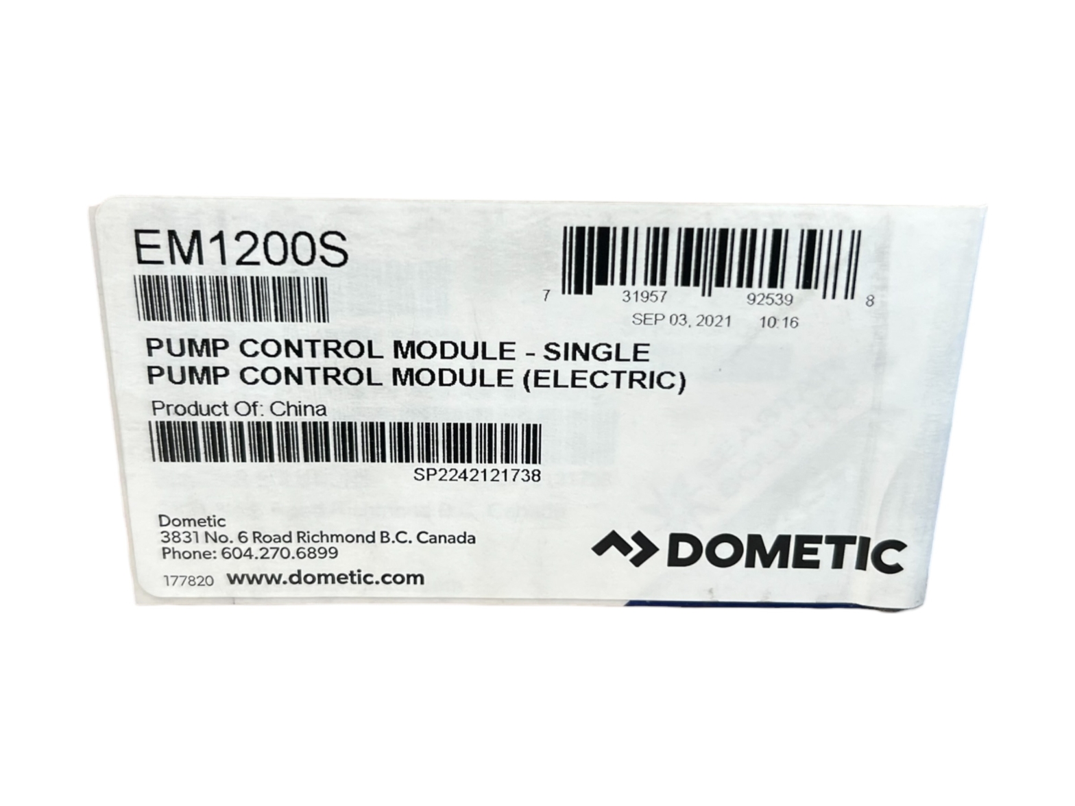 Optimus Control Module Optimus EM1200s Pump Control Module, PCM, Dometic, Seastar, NEW, OEM ...