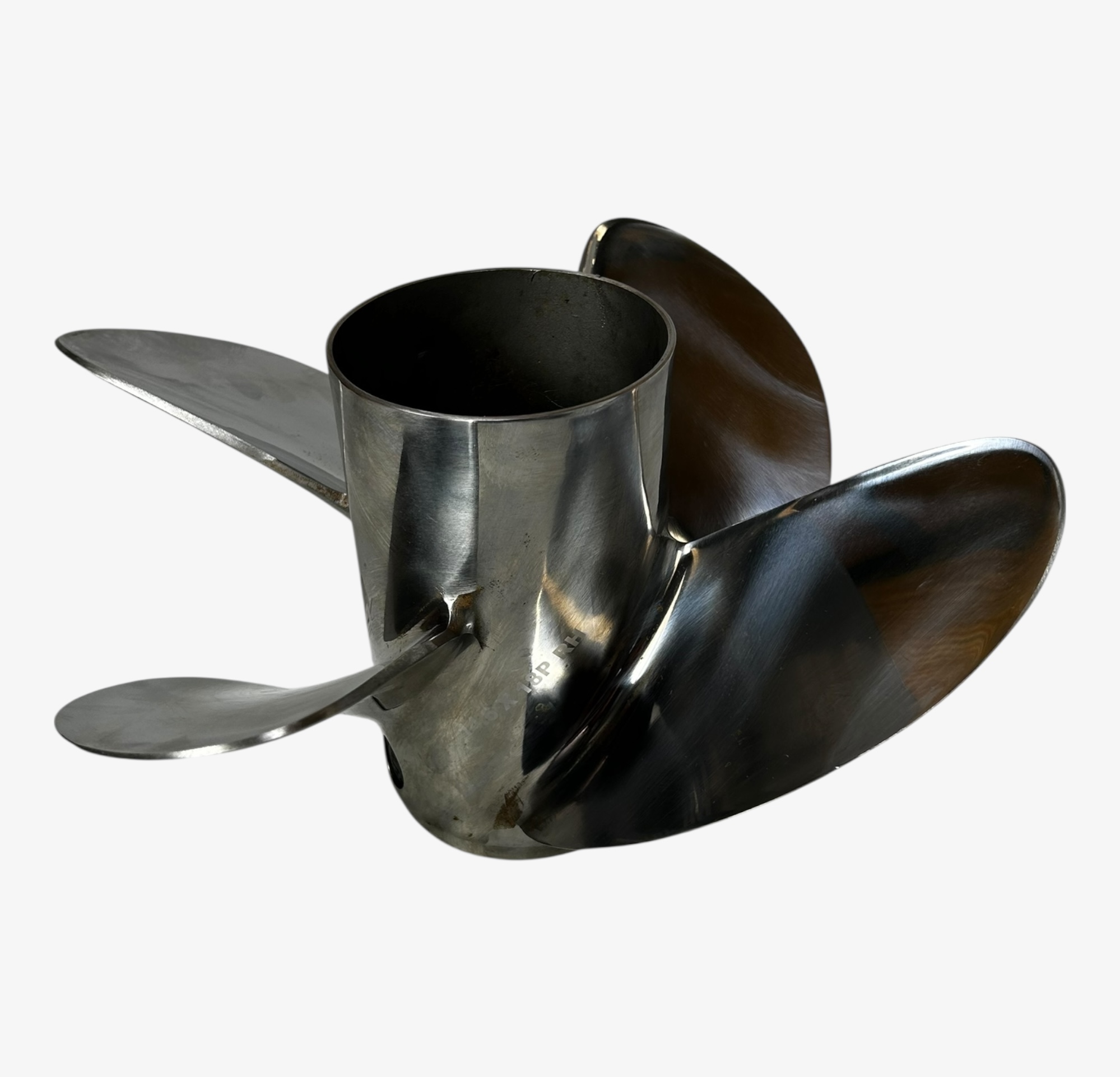 Mercury Rev 4, 4 x 14.6 x 18 RH, Revolution 4 SS Propeller, OEM - Max ...