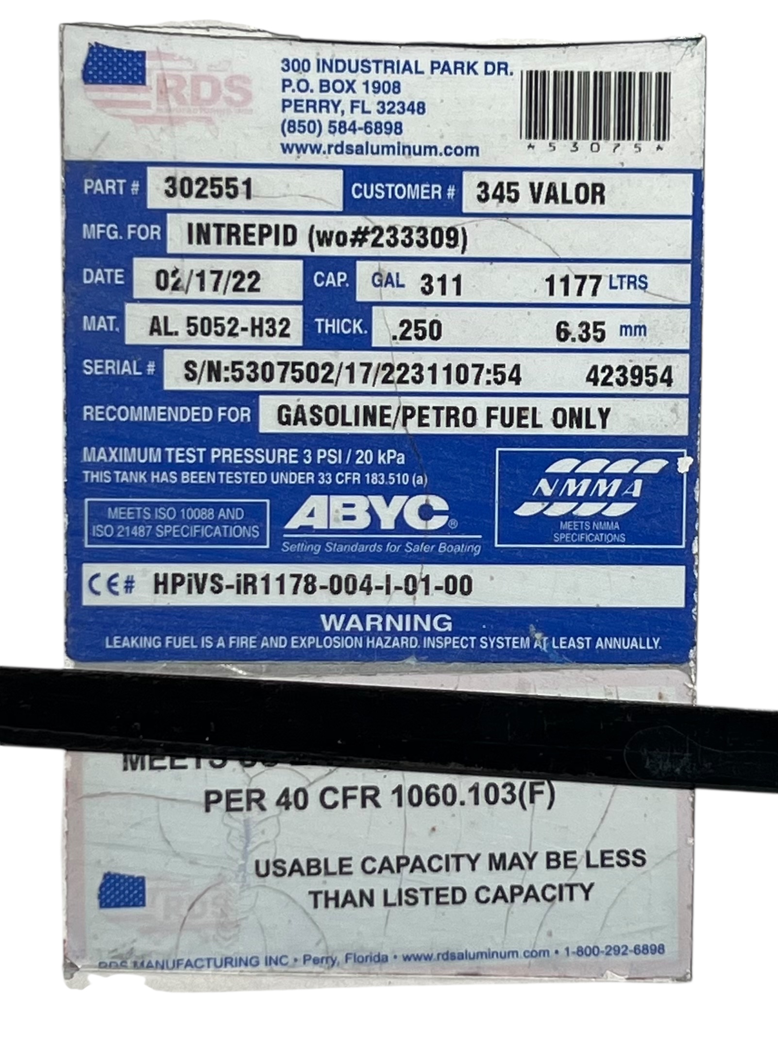 aluminum-marine-fuel-gas-tank-311-gal-cap-thick-25in-88in-x-45in-x-23in-new-brandon-y-20251014-162909-776787