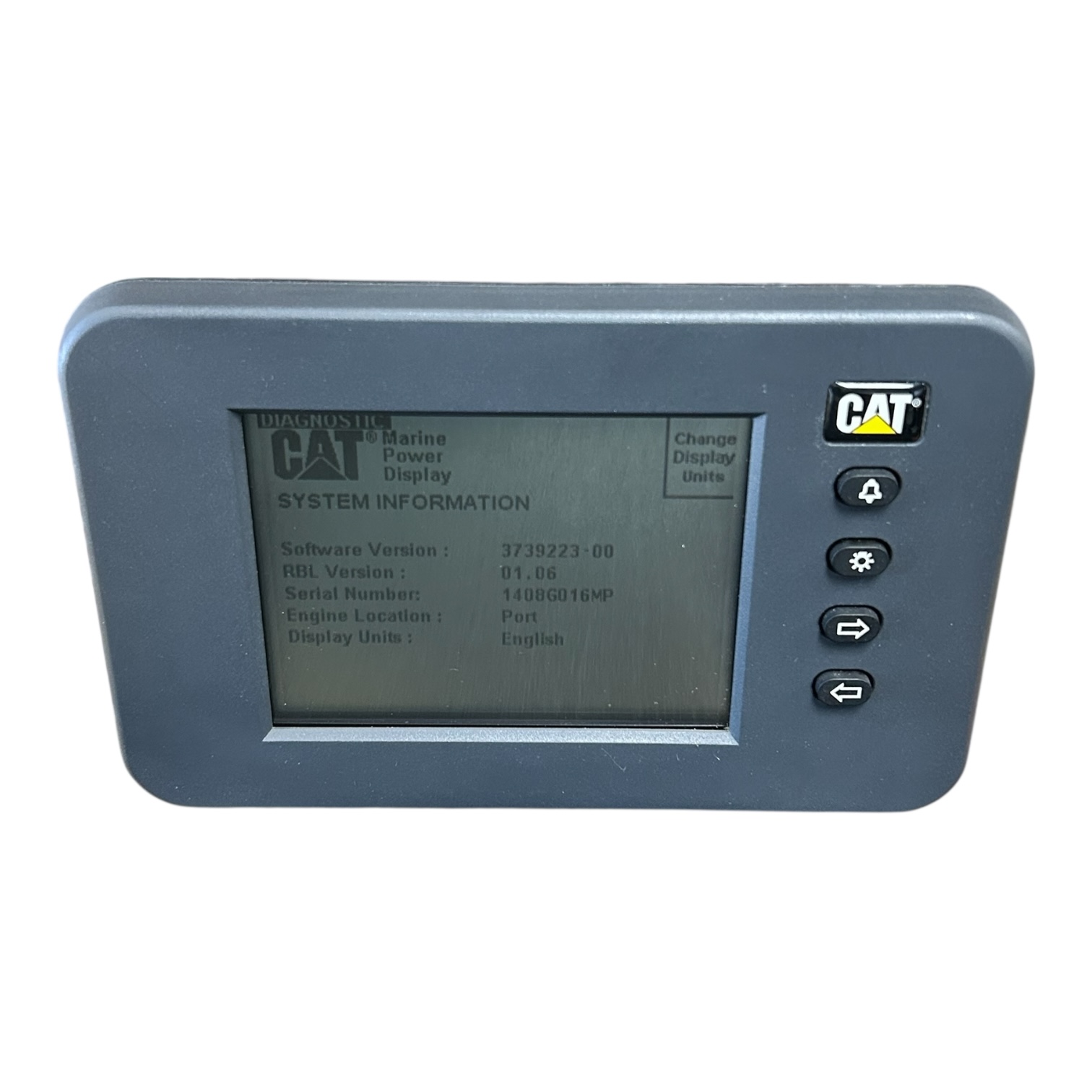 CAT / Caterpillar 307-7542-00 , Marine Power Display , Soft. Ver ...