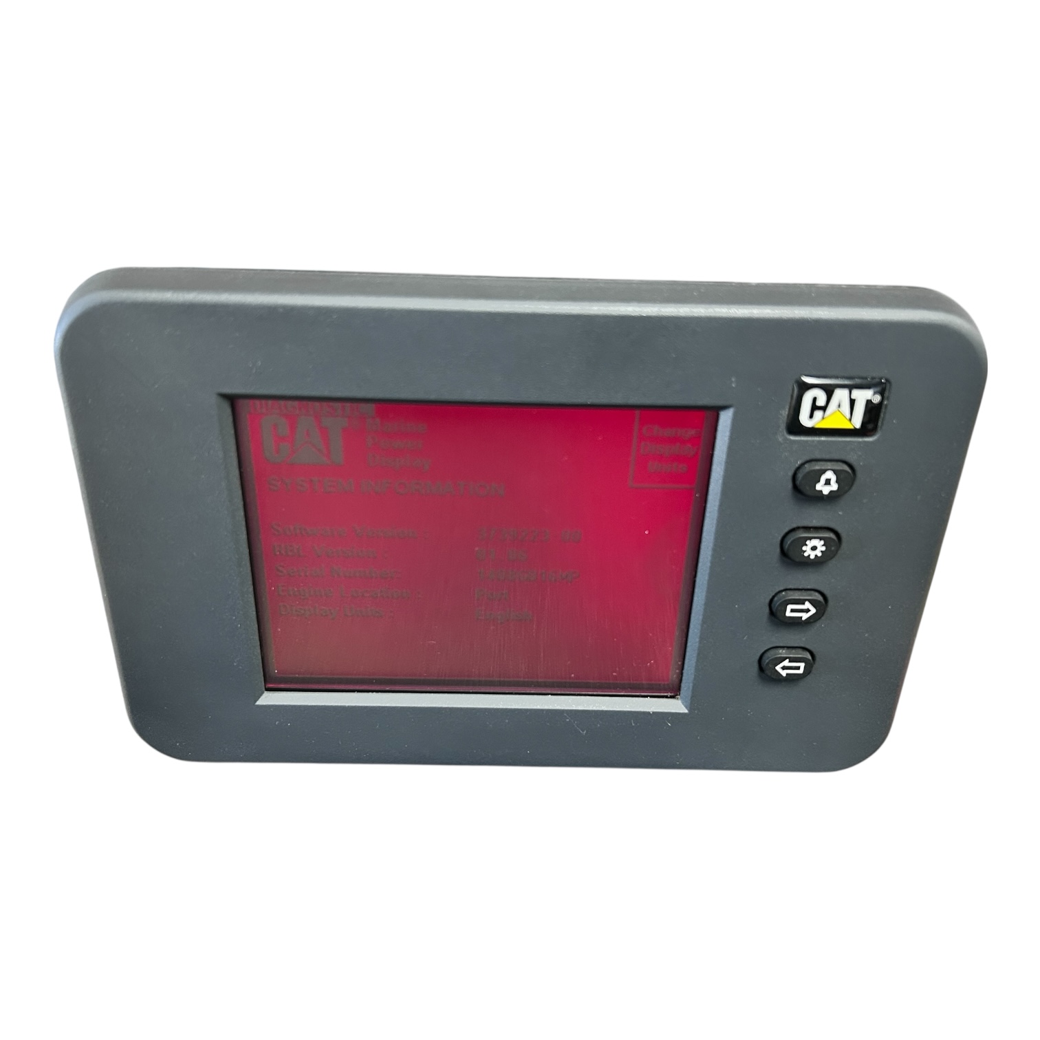 CAT / Caterpillar 307-7542-00 , Marine Power Display , Soft. Ver ...