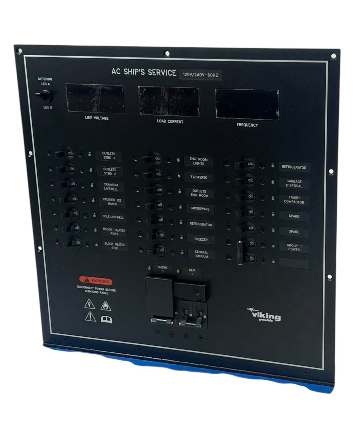 Paneltronics Marine Electrical Panel, 120V/240V 60Hz, For Viking Yachts ...