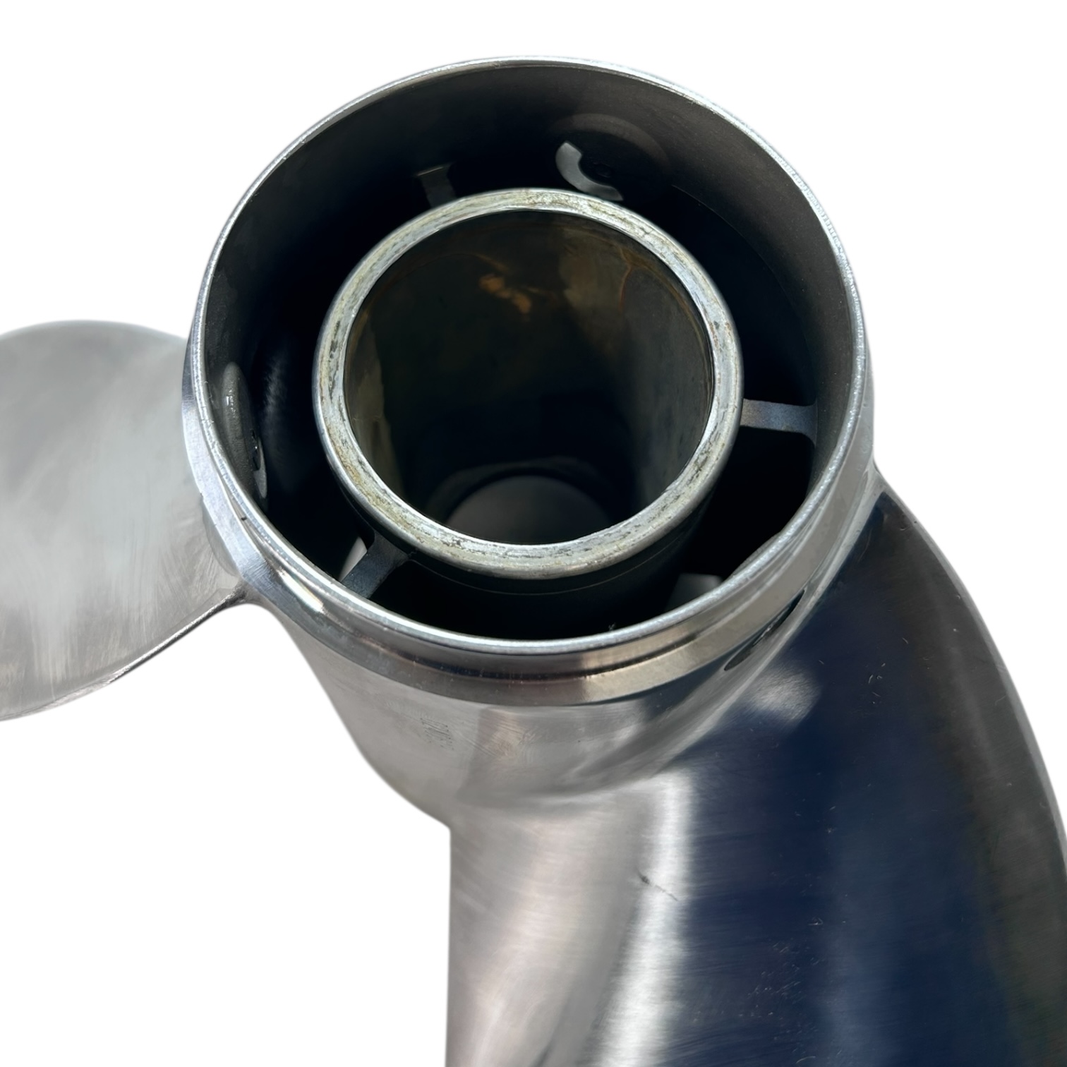 Evinrude Johnson 3 x 14 1/2 x 21, Stainless Steel RX3 Propeller 177356 ...