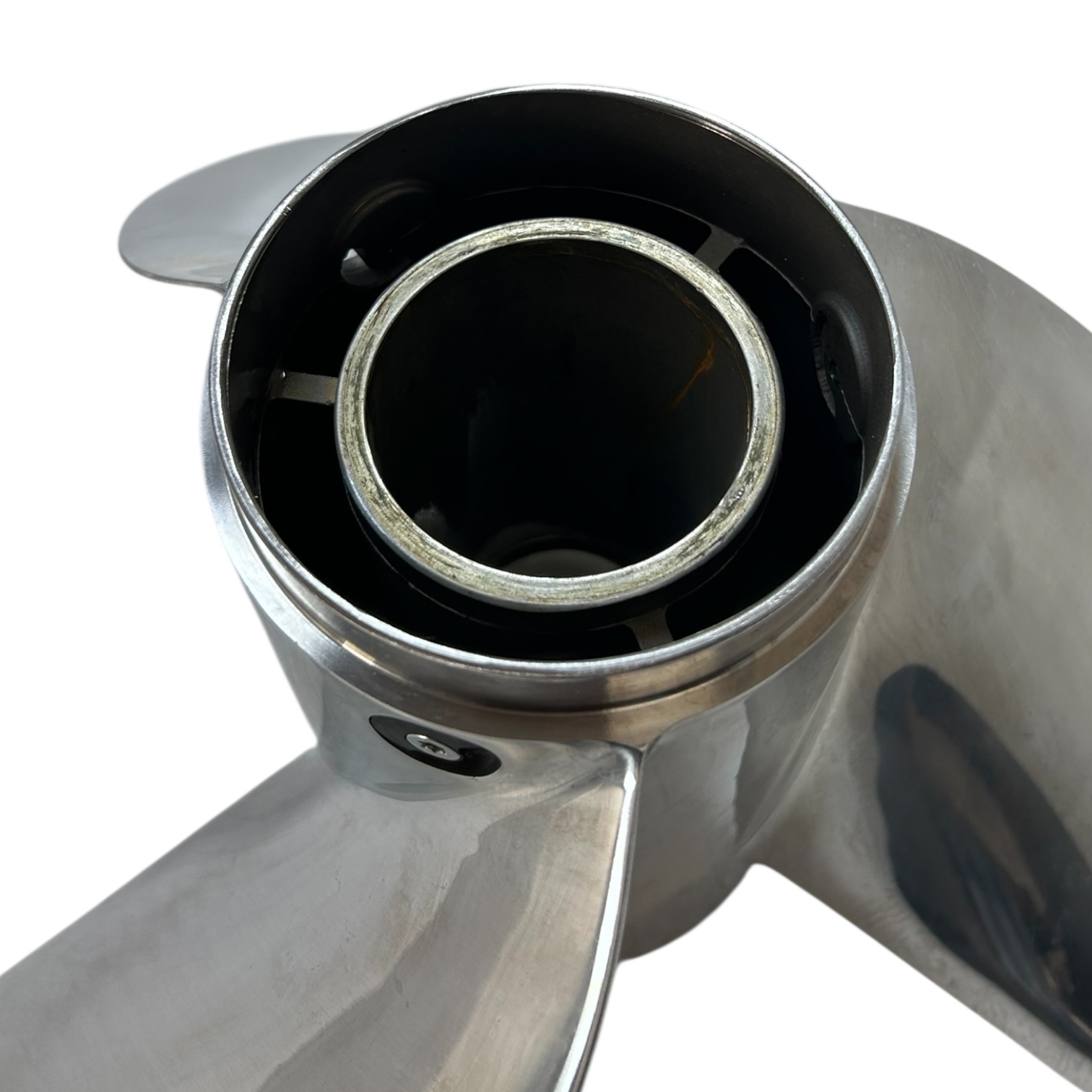 Evinrude Johnson 3 x 14 1/2 x 23, Stainless Steel RX3 Propeller 177358 ...
