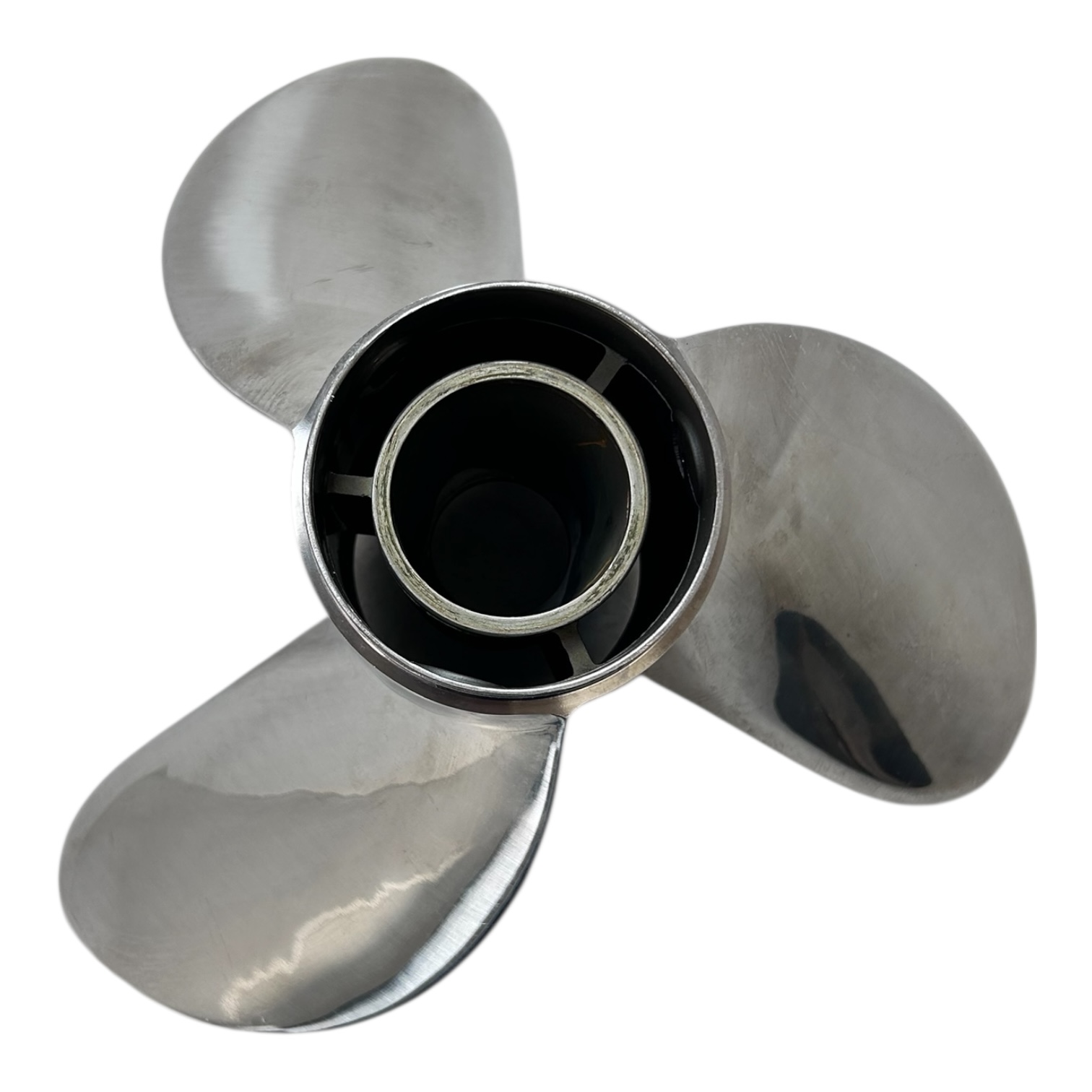 Evinrude Johnson 3 x 14 1/2 x 23, Stainless Steel RX3 Propeller 177358 ...