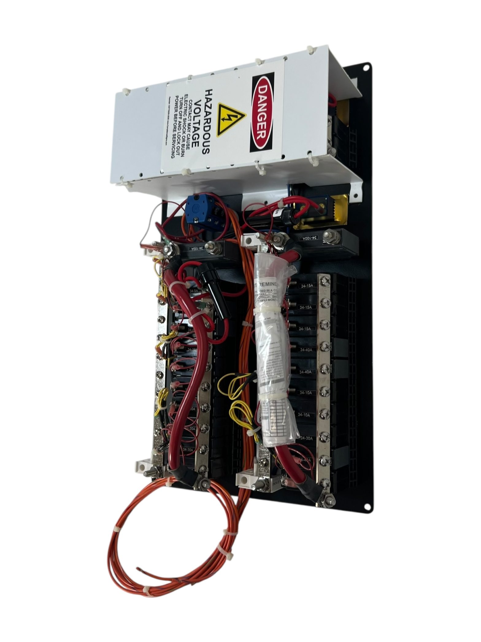 Paneltronics Marine Electrical Control Panel 120VAC & 12VDC For ...