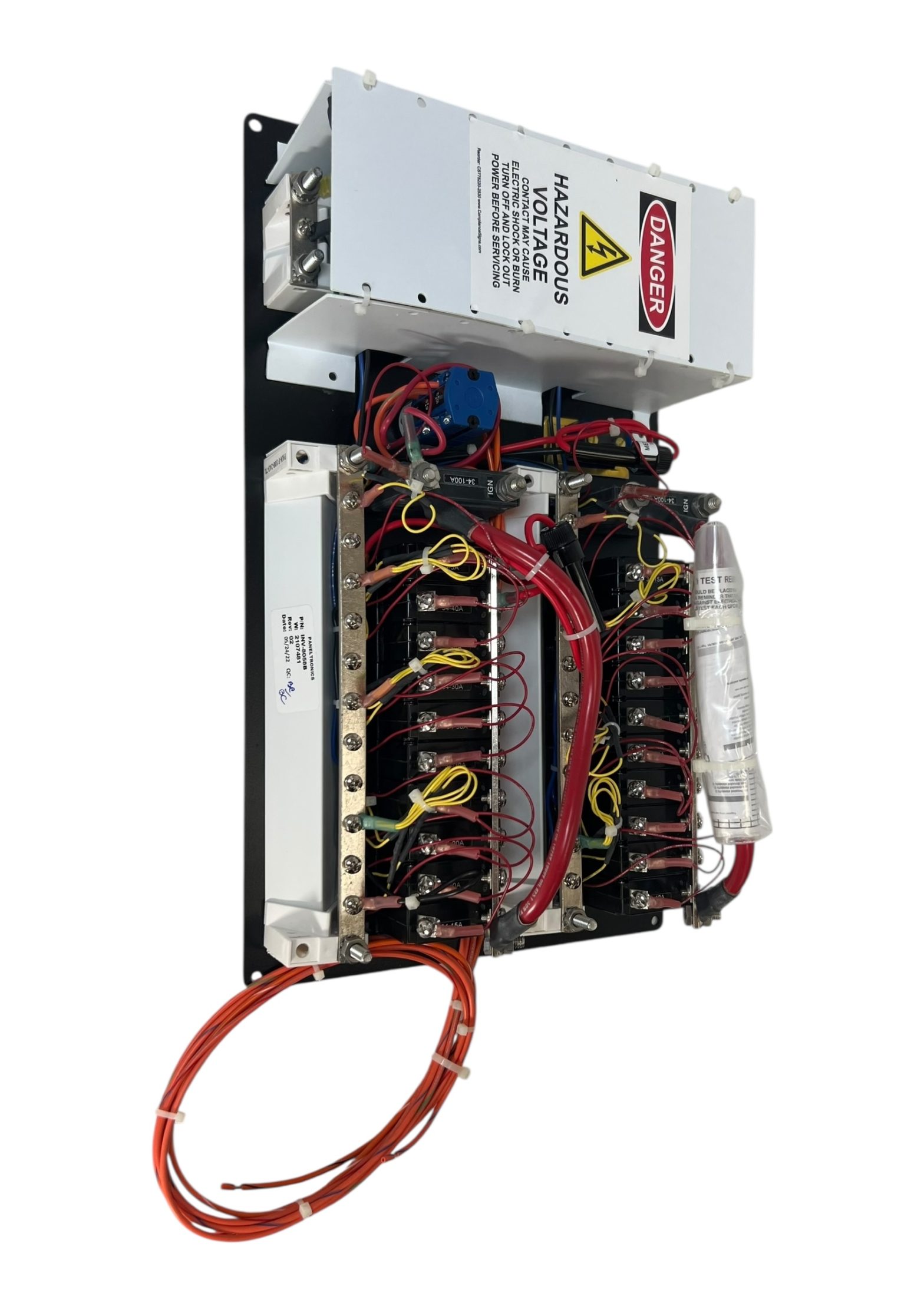 Paneltronics Marine Electrical Control Panel 120VAC & 12VDC For ...