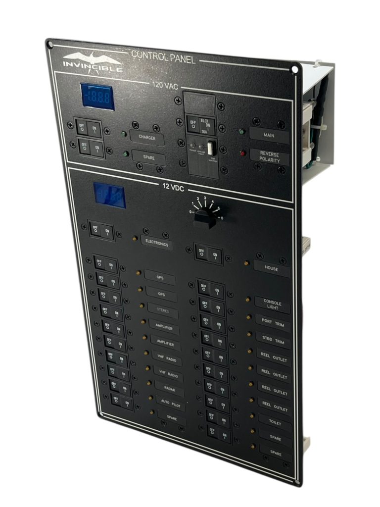 Paneltronics Marine Electrical Control Panel 120VAC & 12VDC For ...