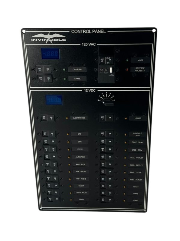 Paneltronics Marine Electrical Control Panel 120VAC & 12VDC For ...
