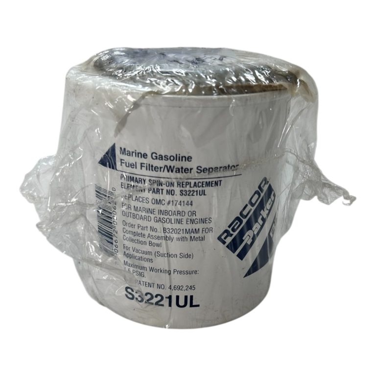 Racor Parker S3221UL, Marine Gasoline Fuel Filter / Water Separator ...