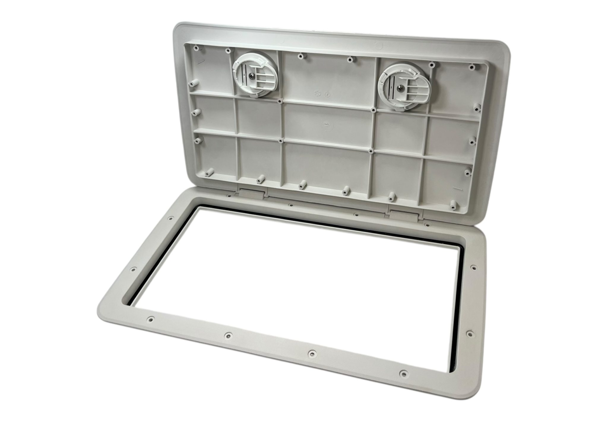Tempress 1115 White Cam Hatch - Portello Accesso In Plastica, Senza Serratura, Per Nautica - 3
