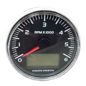 volvo-penta-evc-tachometer-gauge-6000rpm-black-21628165-oem-missing-bezel-felix-ommo33069-20251230-143026-149566
