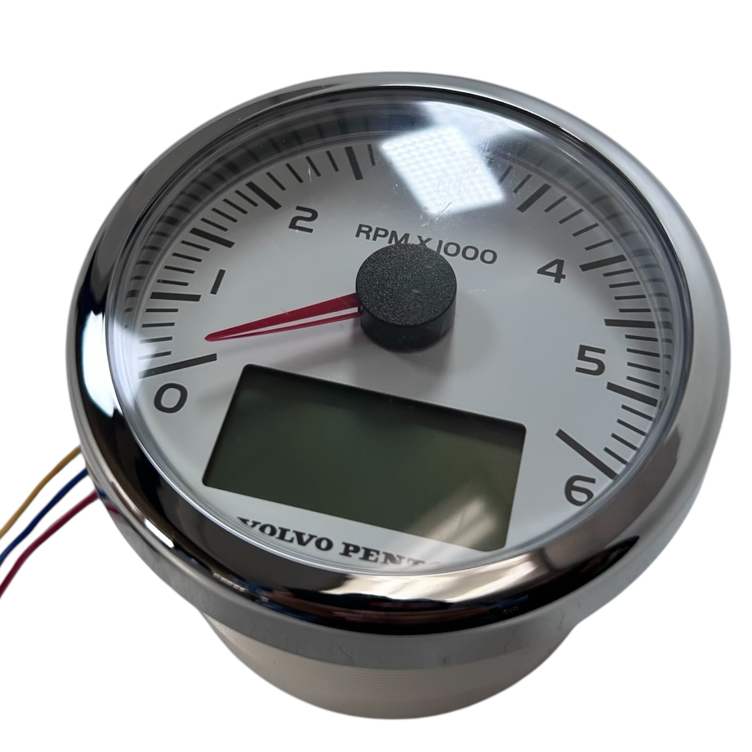 volvo-penta-evc-tachometer-gauge-6000rpm-white-w-chrome-bezel-3843246-oem-felix-ommo33069-20251223-161205-296003