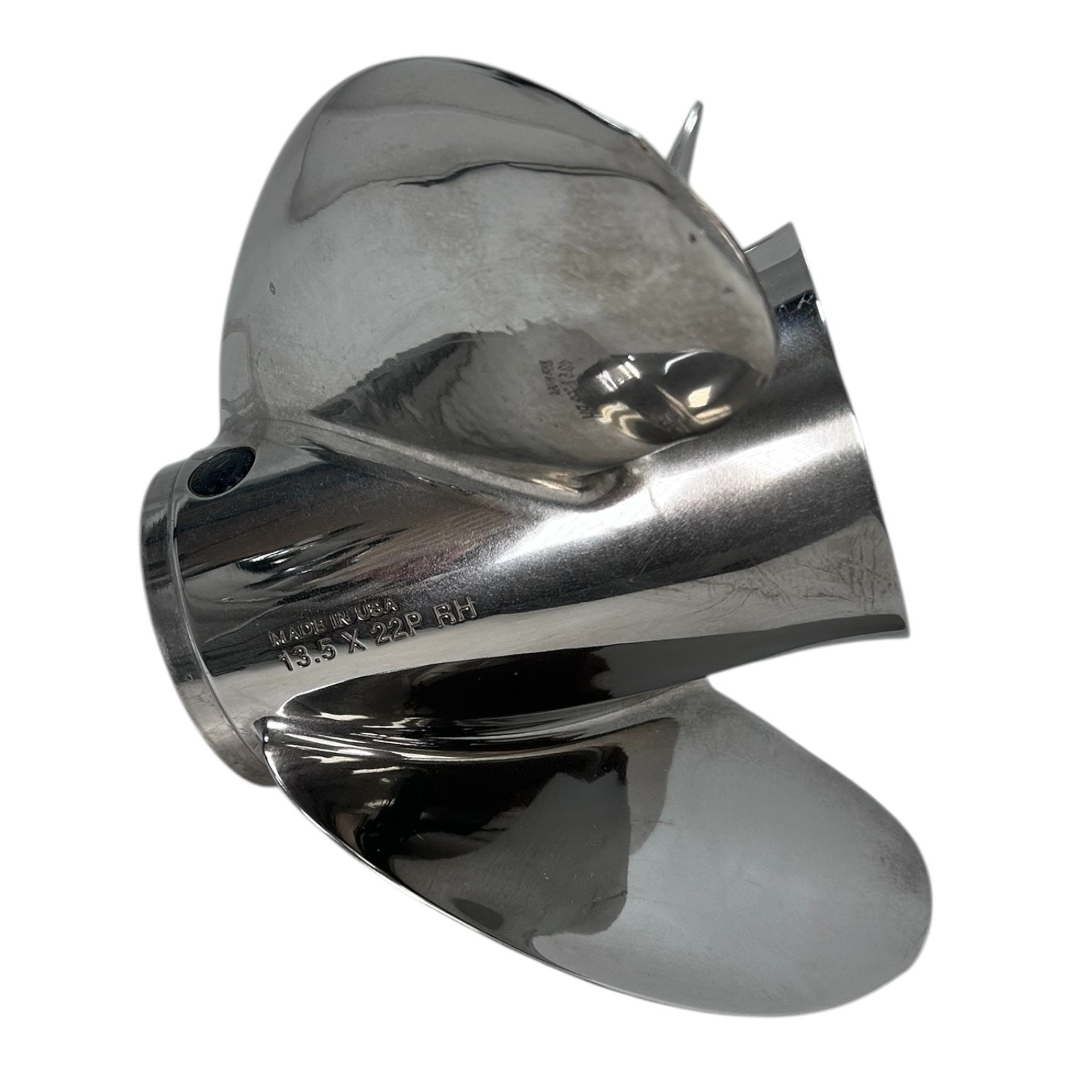 Mercury Enertia 3 x 13.5 x 22P, Stainless Steel Propeller - RH