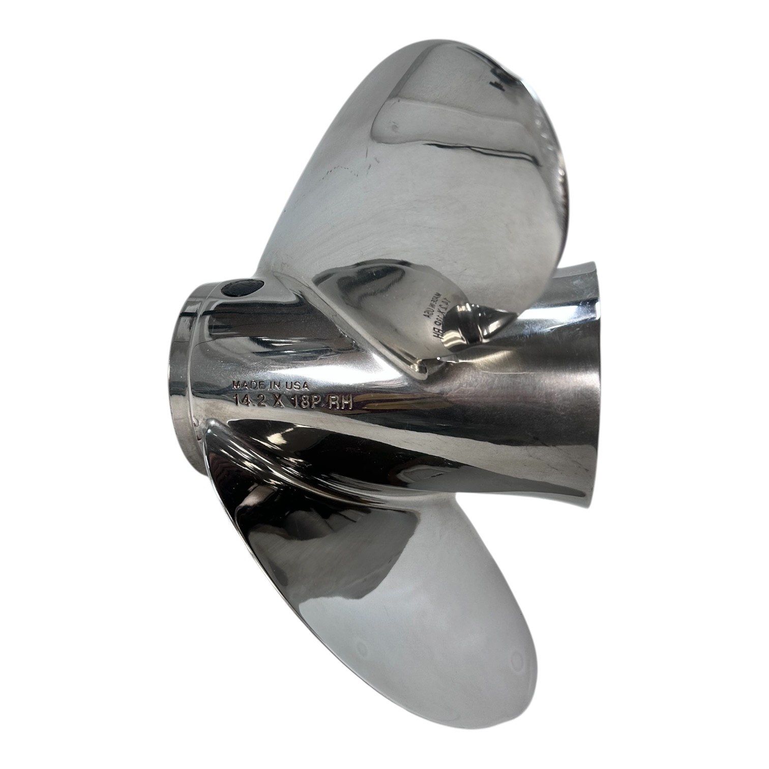 Mercury Enertia 3 x 14.2 x 18P RH, Stainless Steel Propeller, OEM