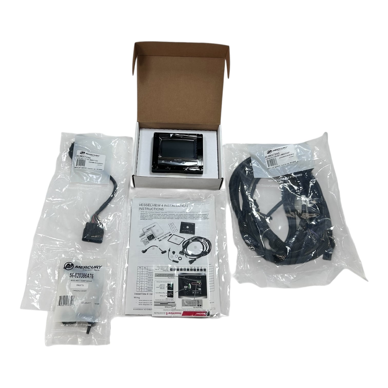 Mercury 8M0074096, Marine Vessel View 4 Display Complete Kit w