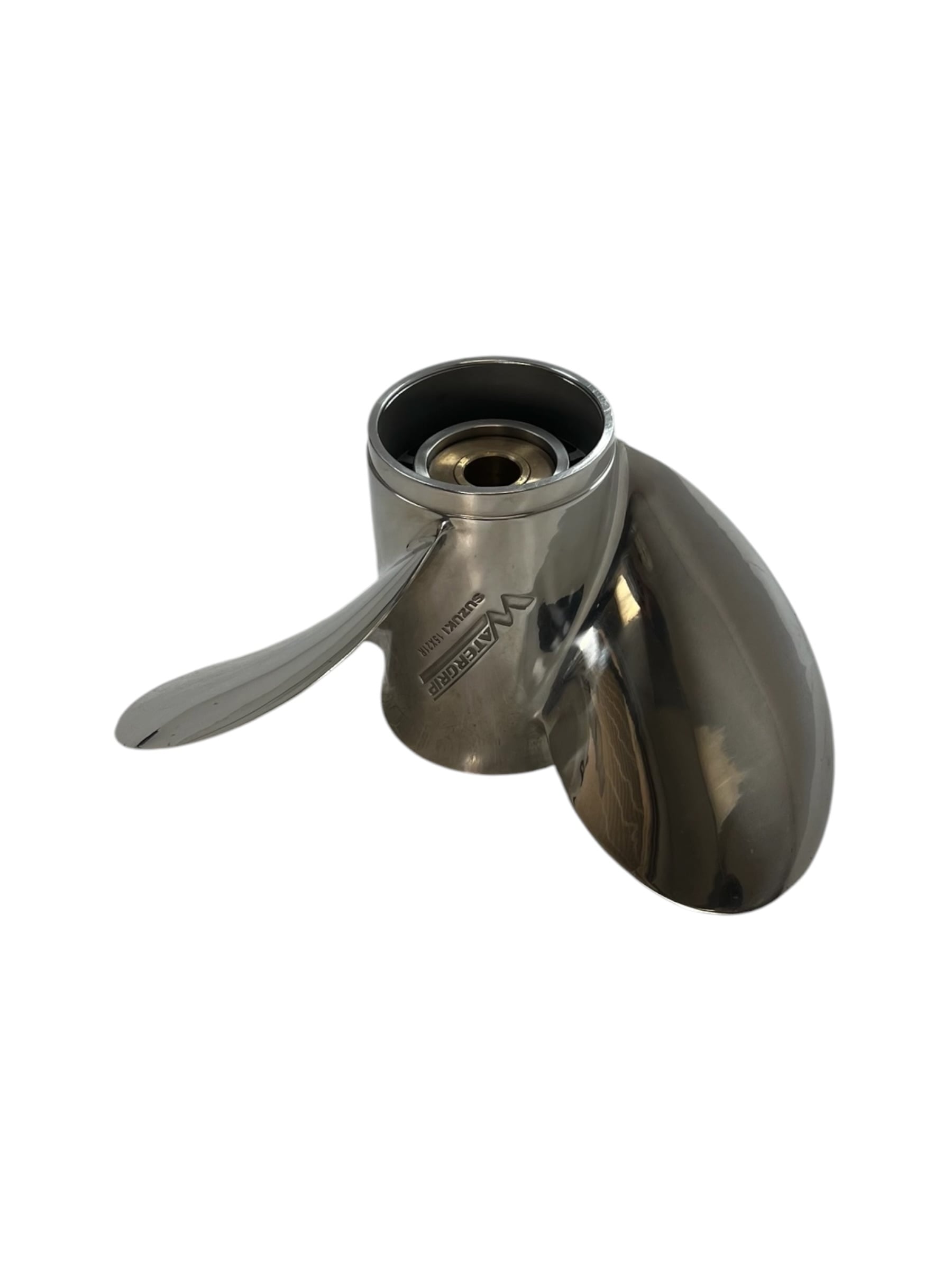 Suzuki Marine 3 x 15 x 21R RH, Watergrip Stainless Steel Propeller